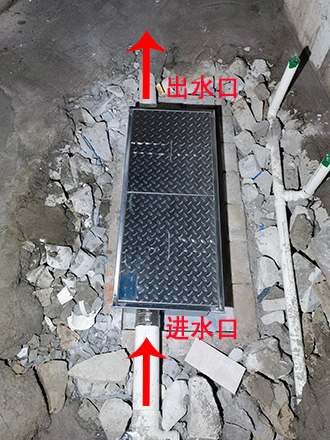 地埋式不銹鋼隔油池安裝現(xiàn)場(chǎng)